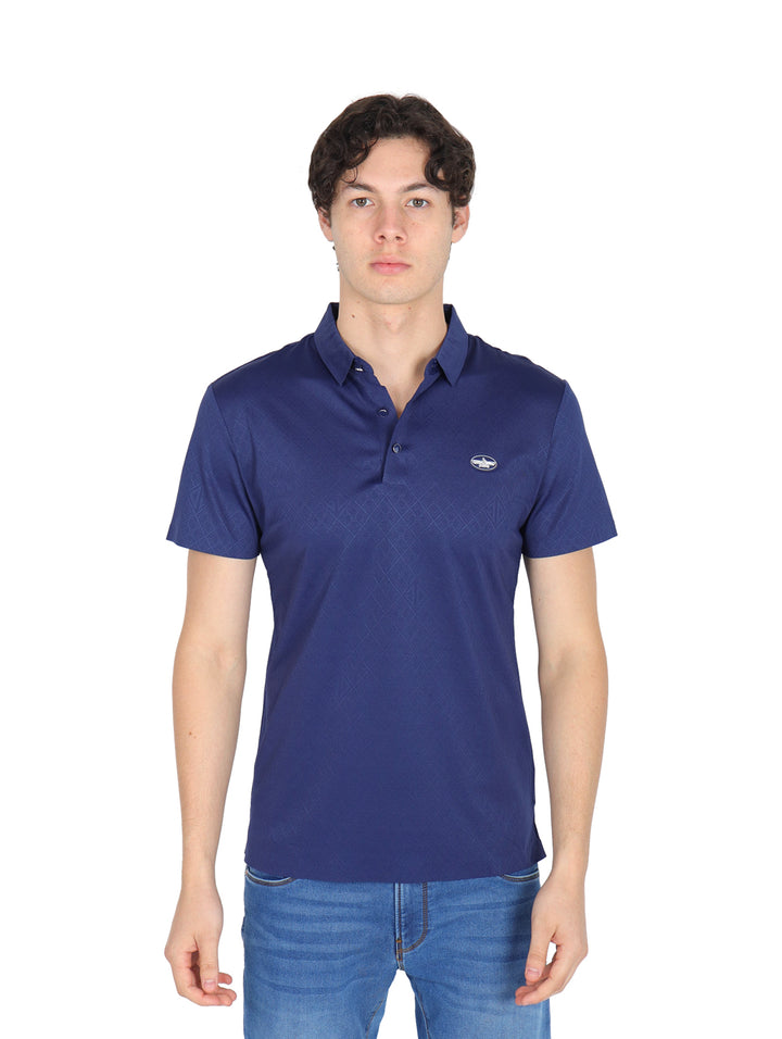 Playera Polo Barabas Color Navy para Hombre