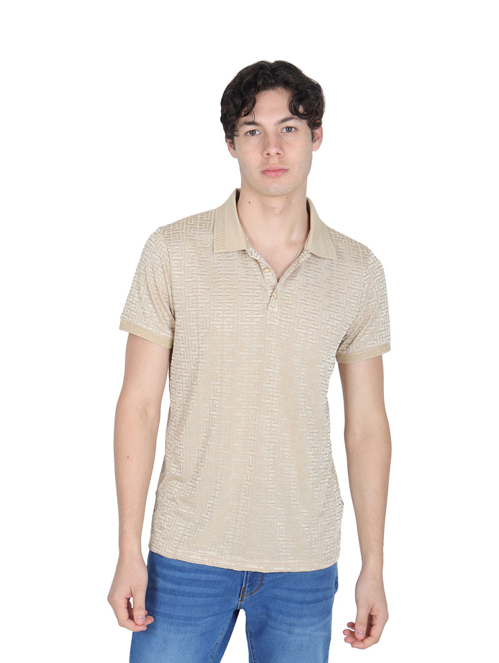 Playera Polo Barabas Color Gold para Hombre