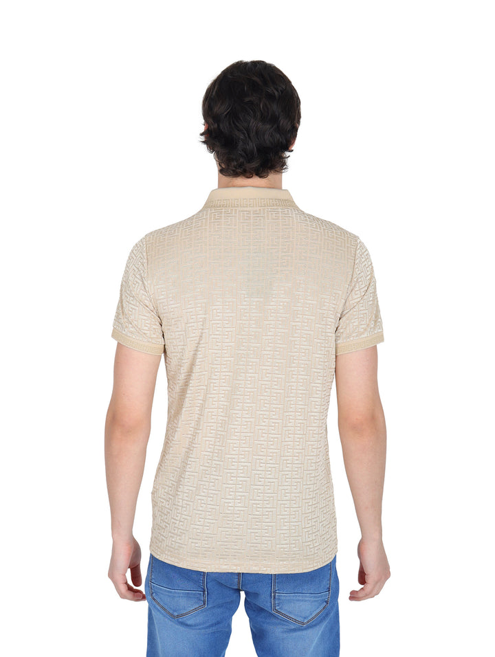 Playera Polo Barabas Color Gold para Hombre