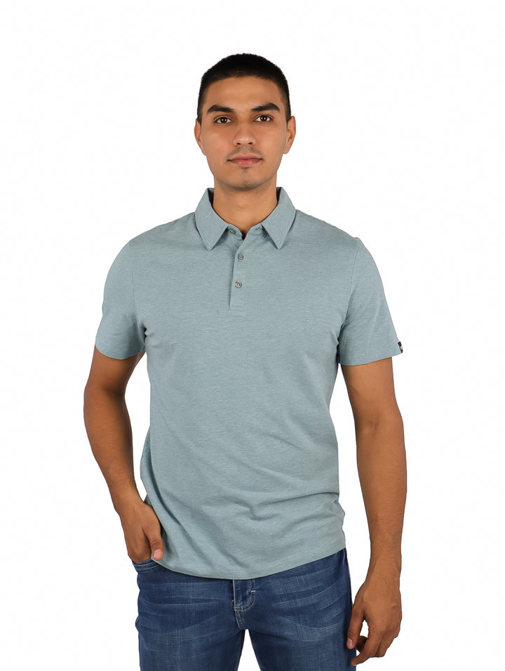 Playera Polo DKNY Color Smoke Blue para Hombre