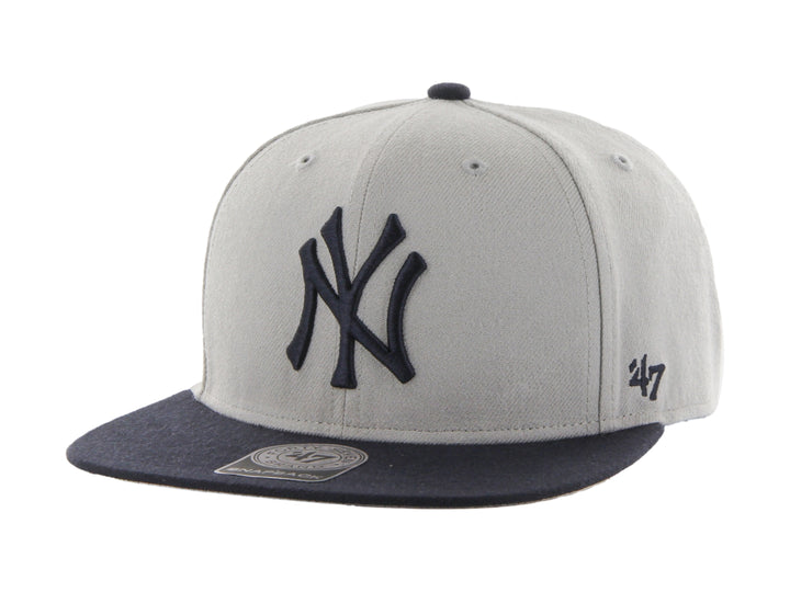 Gorra 47 Brand New York Yankees Gris y Negro para Hombre