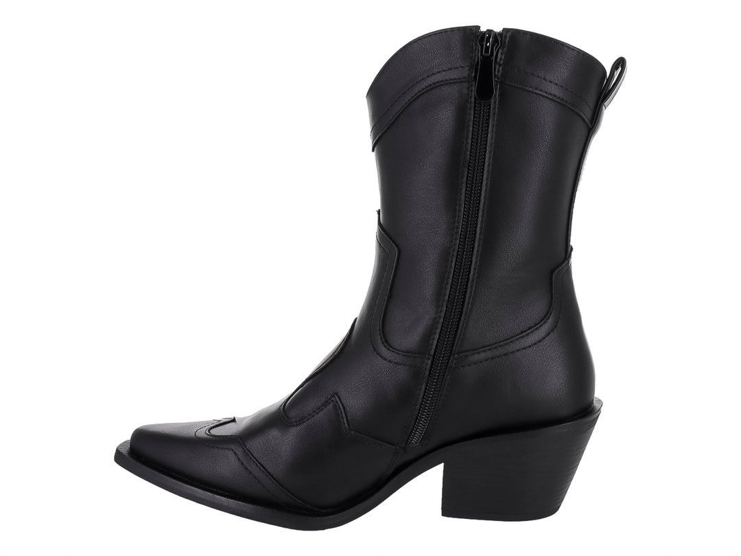 Botas Vaqueras ROZE Negro para Mujer