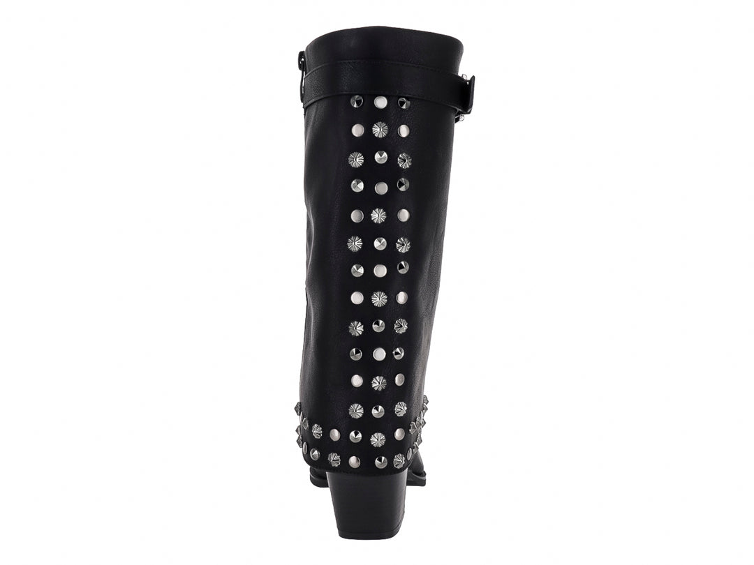Botas ROZE Negras con Estoperoles para Mujer