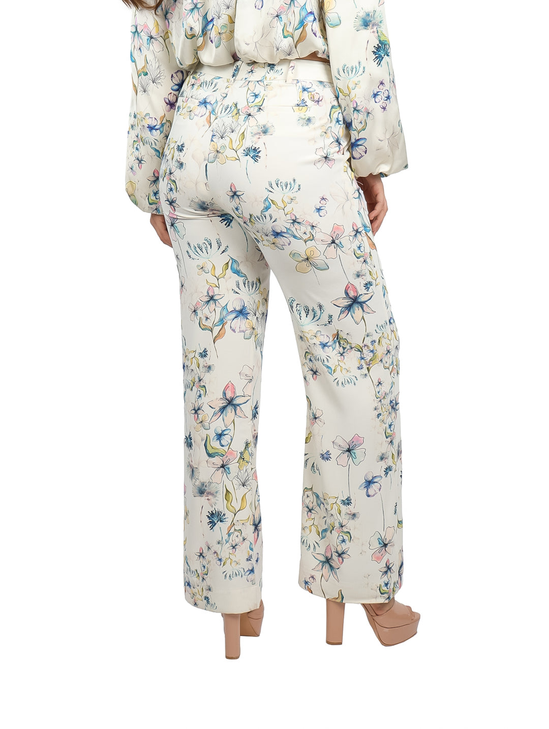 Pantalón Steve Madden Denia Color Cream para Mujer