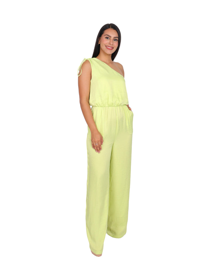Steve Madden Jumpsuit Enterizo Color Verde Lima