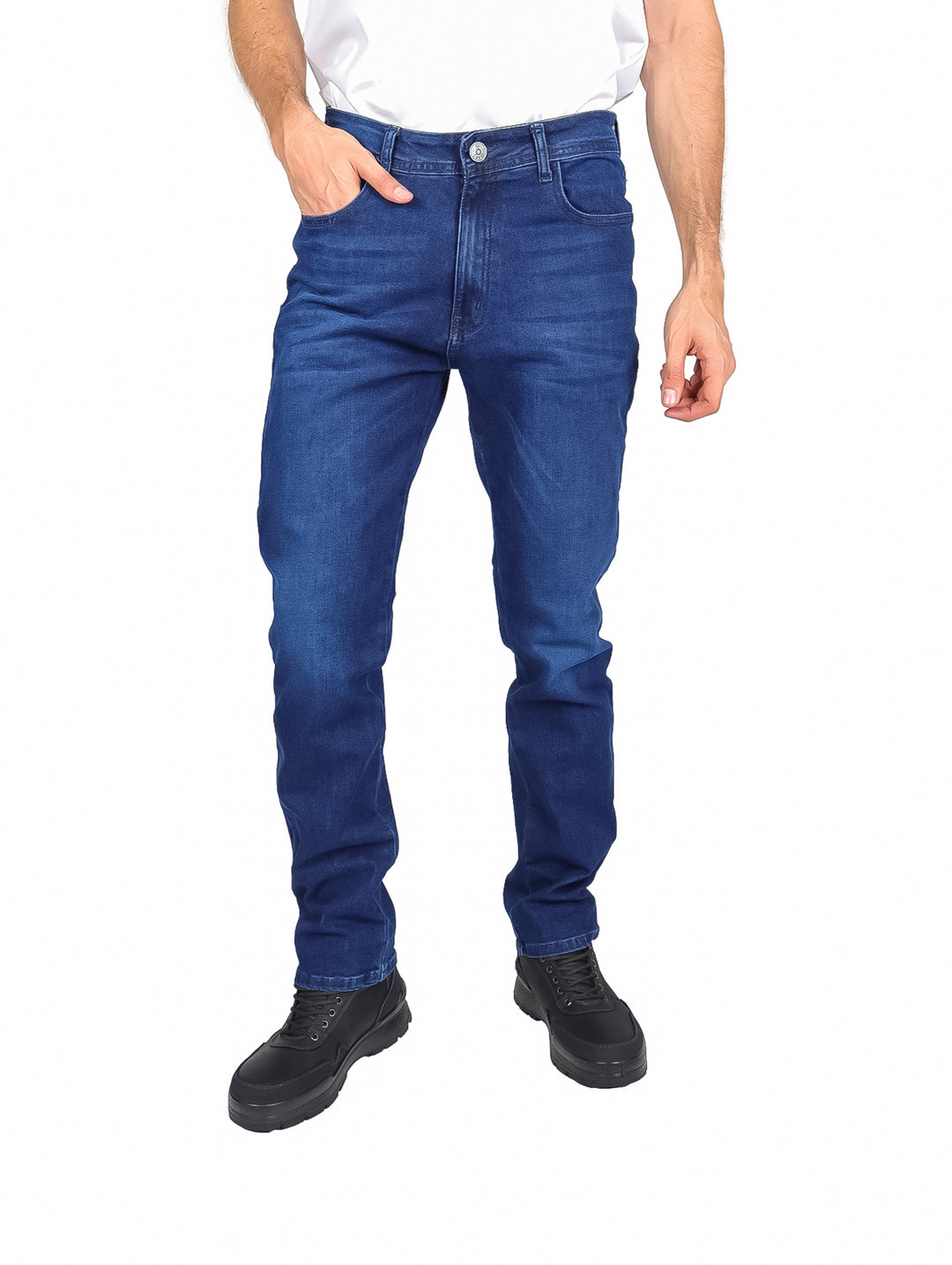 Pantalón de Mezclilla XB Jeans Slim Fit Color Stone para Hombre