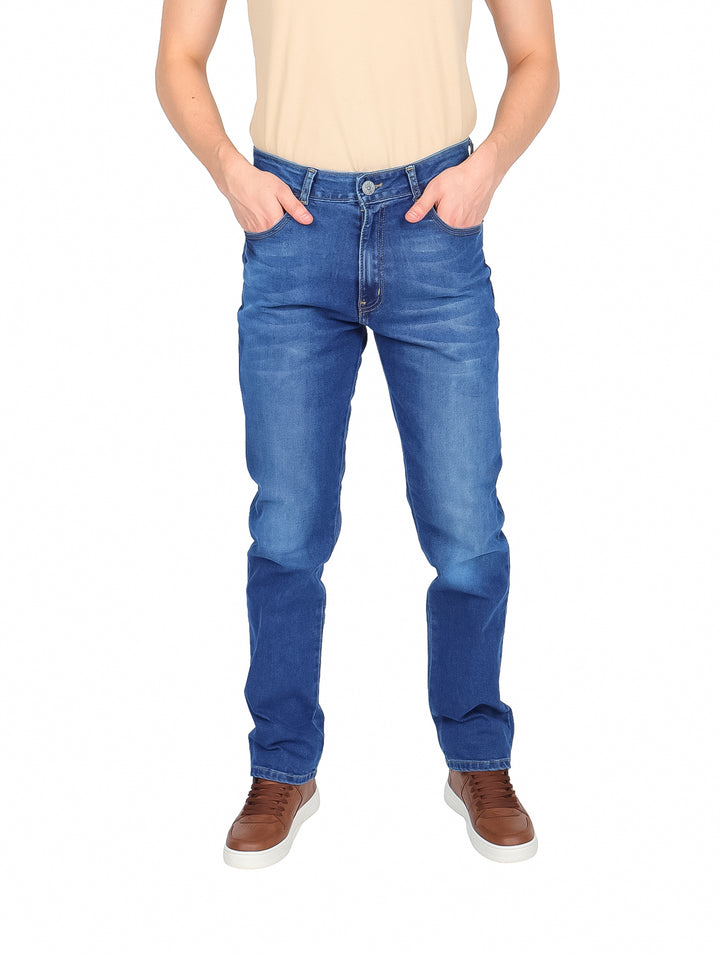 Pantalón de Mezclilla XB Jeans Slim Fit Color Stone para Hombre