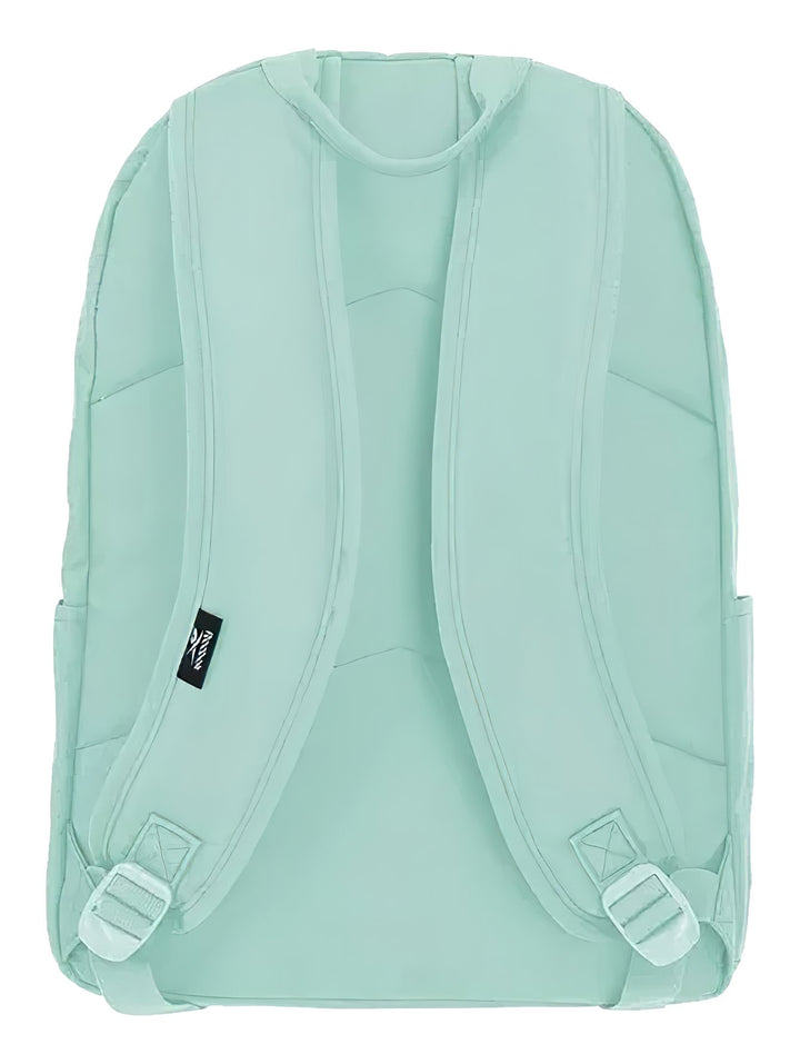 Mochila escolar Reebok de color azul claro con logotipo blanco en el frente.