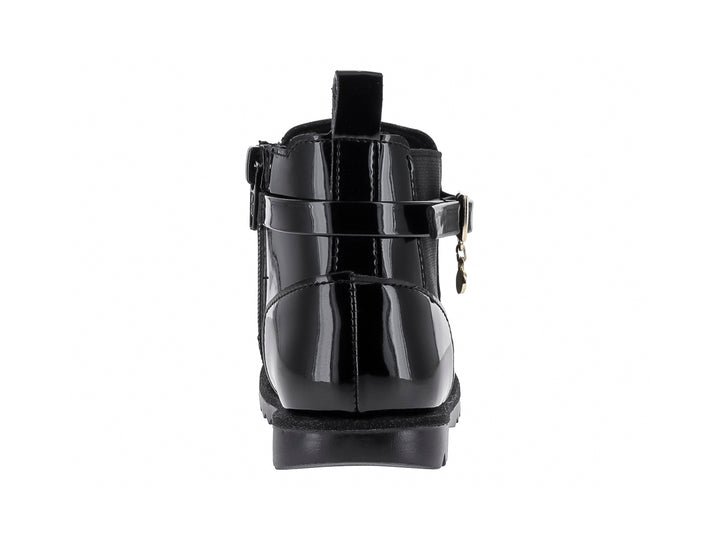 Botas Coqueta de Charol Negro para Niña