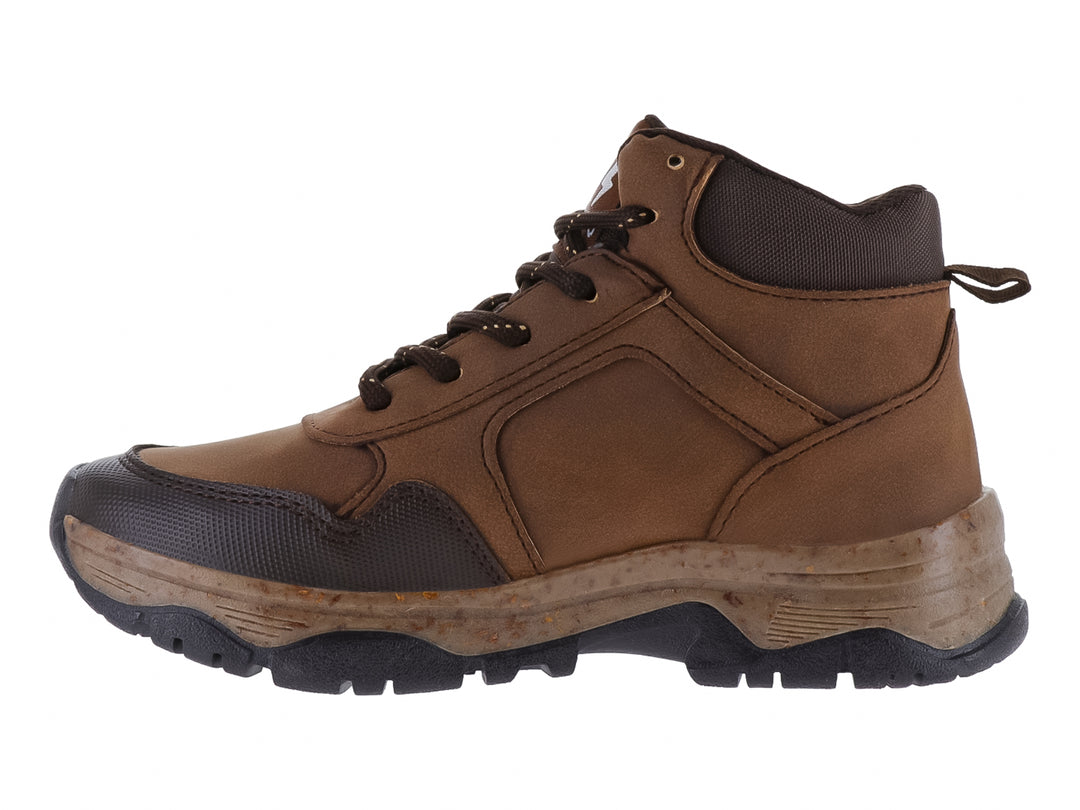 Botas VAVITO color arena con detalles en marrón oscuro y suela robusta para uso casual.