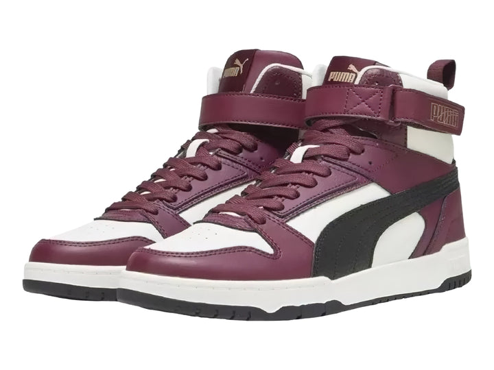 Tenis PUMA RBD Game Blanco, Azul Marino y Rojo para Hombre
