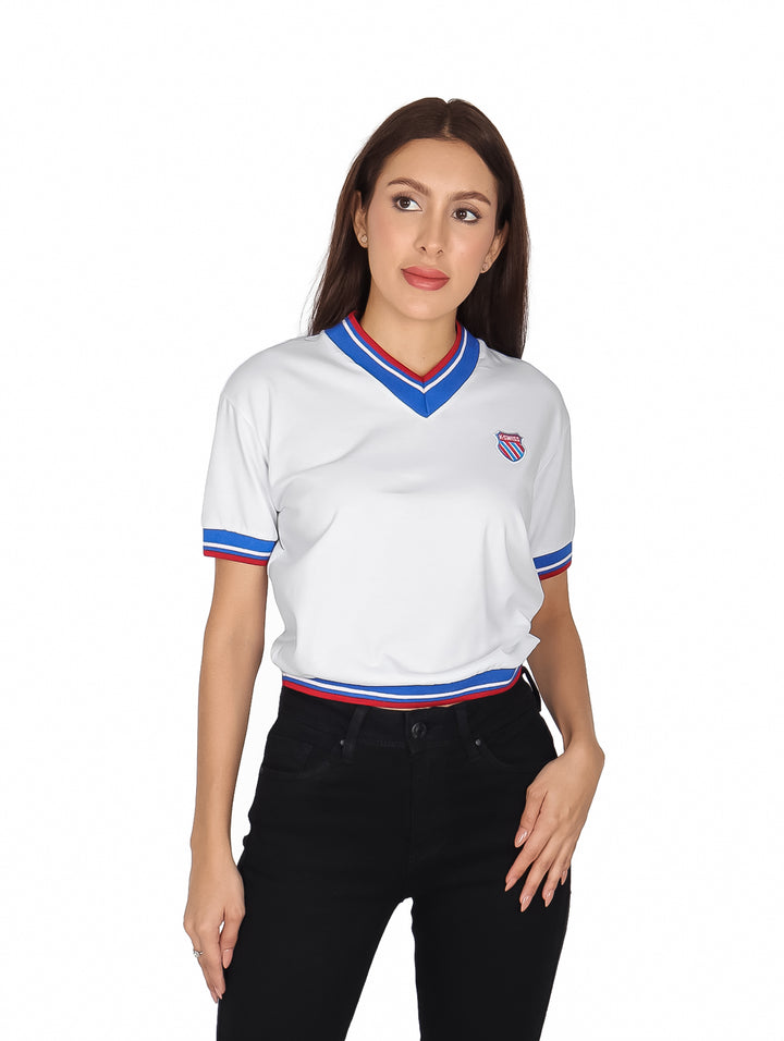 Playera Polo K-Swiss Blanca para Mujer
