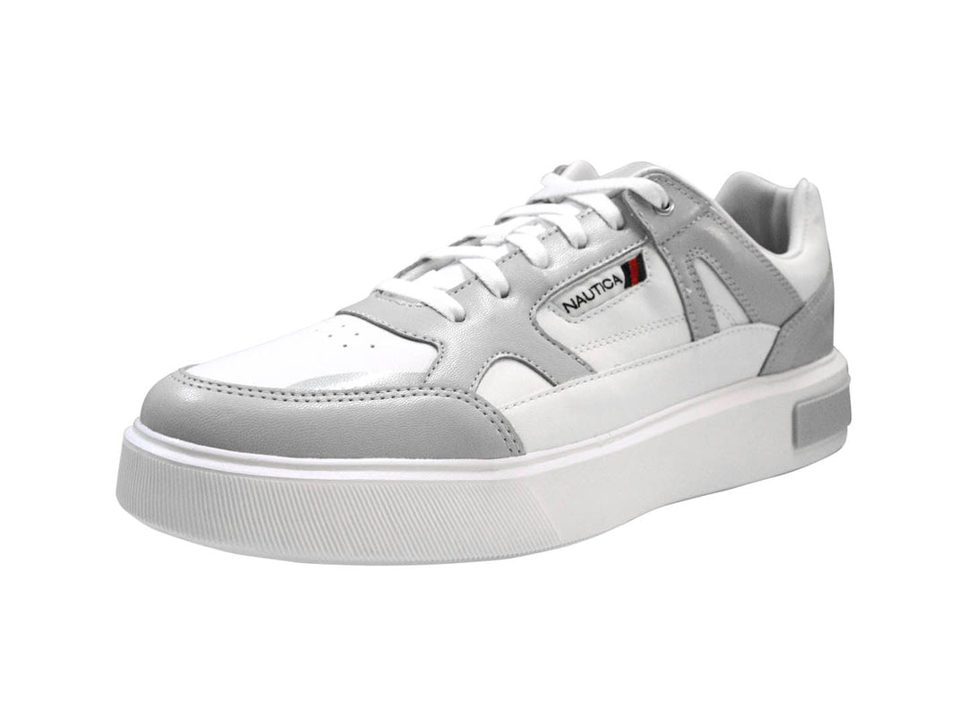 Tenis Nautica Blym Blanco y Gris para Hombre
