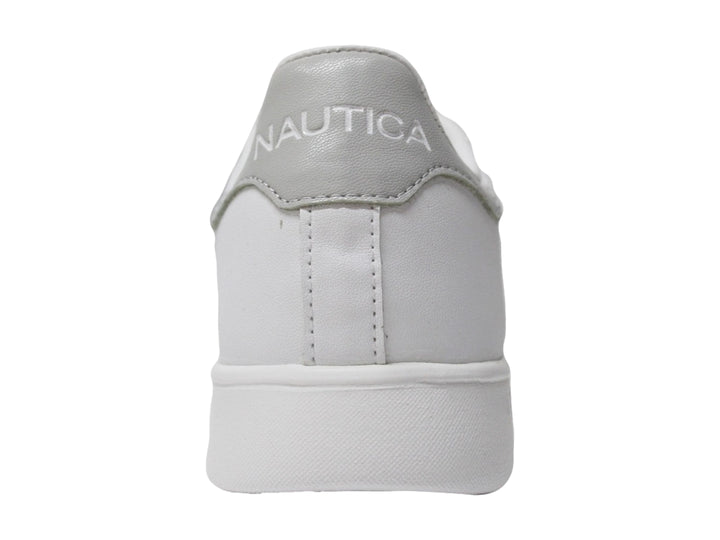 Tenis Nautica Blanco y Gris para Mujer