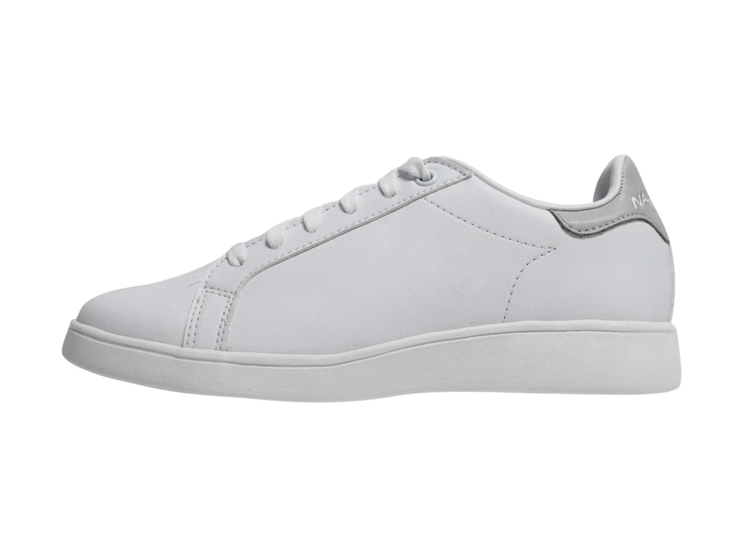 Tenis Nautica Blanco y Gris para Mujer