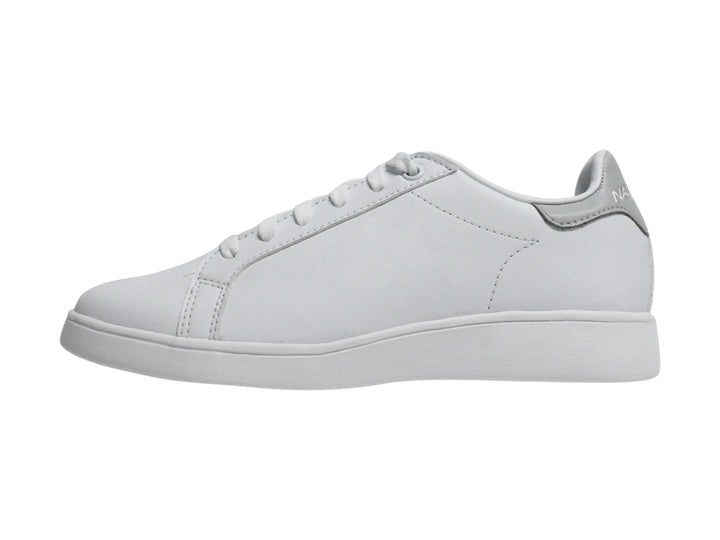 Tenis Nautica Blanco y Gris para Mujer