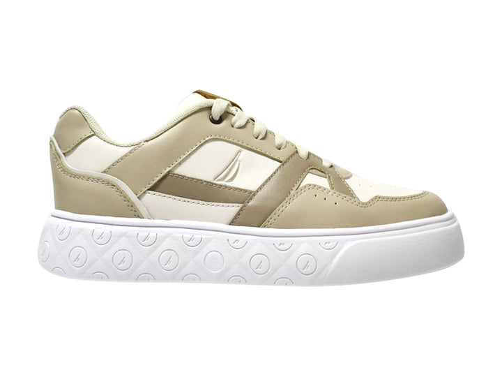 Tenis Nautica Bryer Color Beige para Mujer