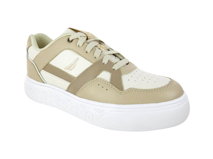 Tenis Nautica Bryer Color Beige para Mujer