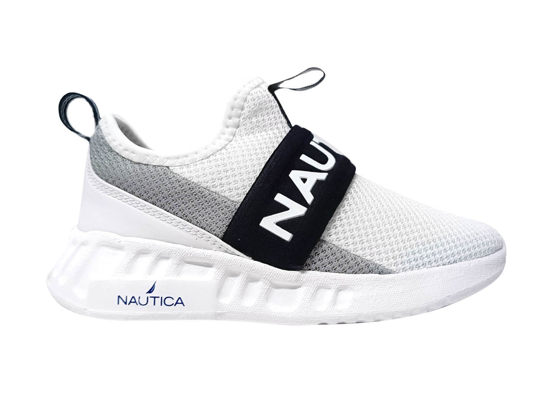 Tenis Nautica Fallon Blanco y Marino para Nino