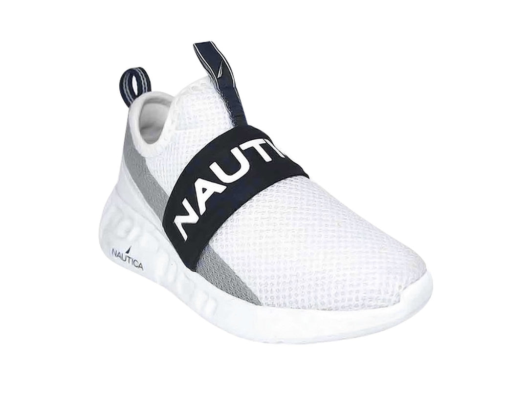 Tenis Nautica Fallon Blanco y Marino para Nino