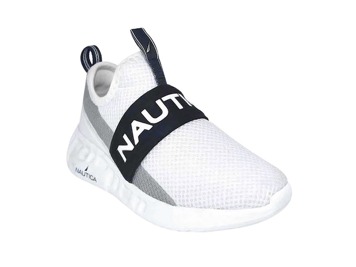 Tenis Nautica Fallon Blanco y Marino para Nino