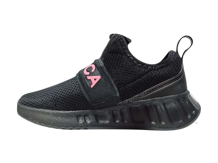 Tenis Nautica Negro Rosa para Nina
