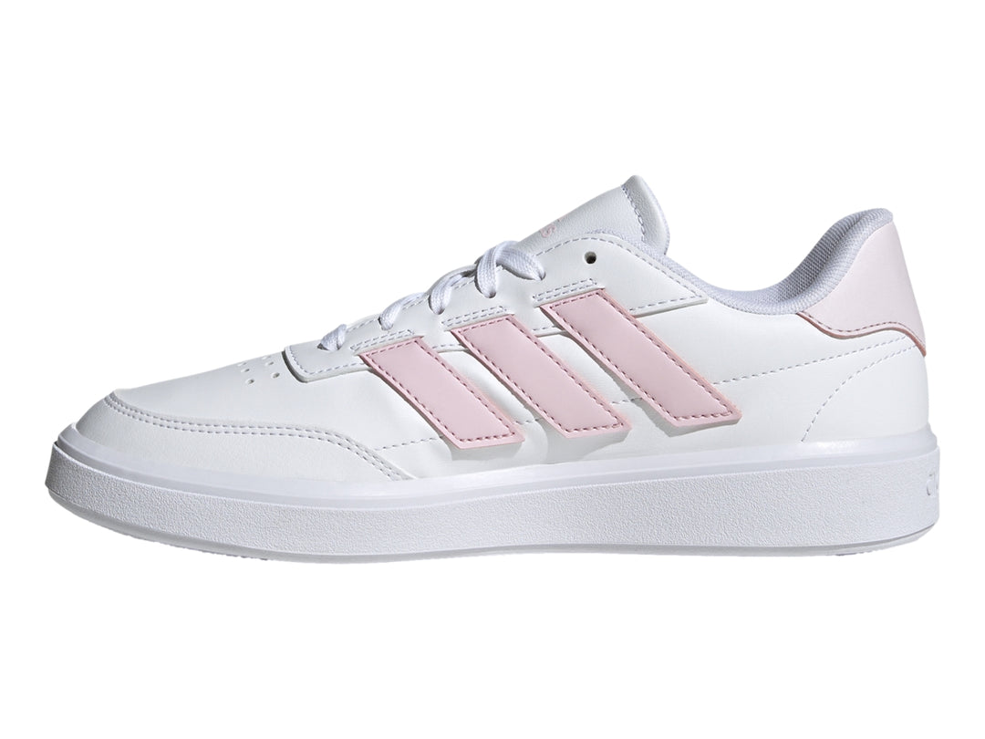 Tenis Adidas Courtblock Blancos con Rosa para Mujer