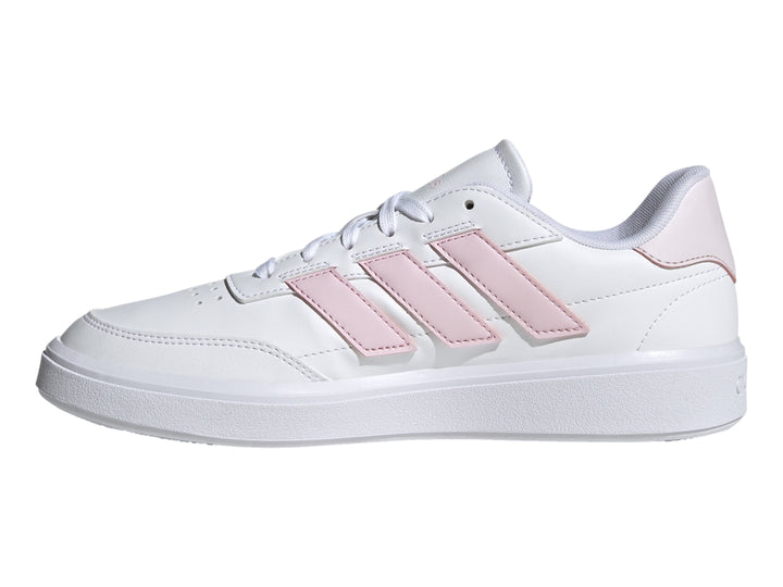 Tenis Adidas Courtblock Blancos con Rosa para Mujer