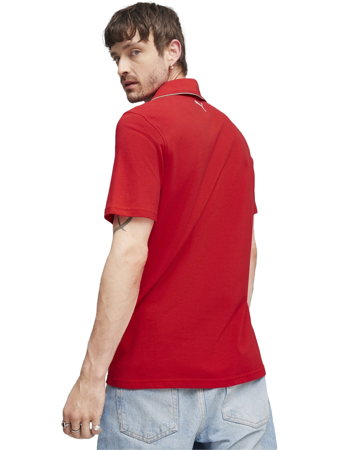 Playera Polo PUMA Scuderia Ferrari Rosso Corsa para Hombre