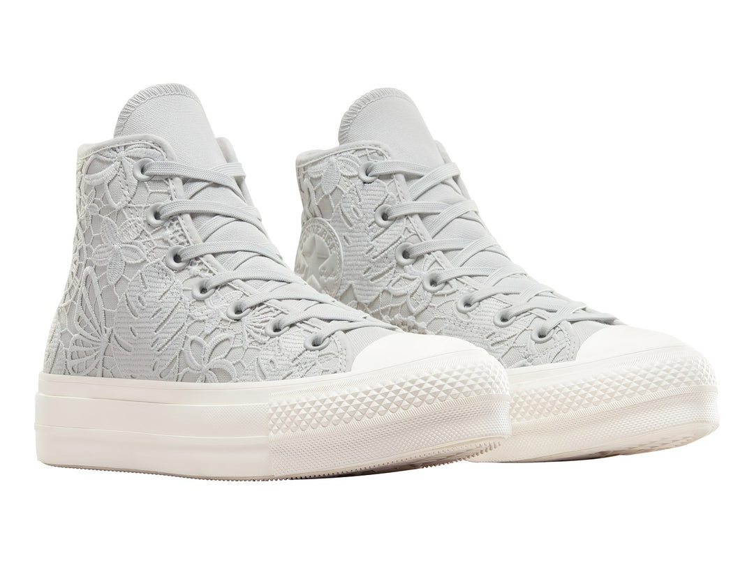 Tenis Converse Chuck Taylor All Star Lift Platform Gris para Mujer