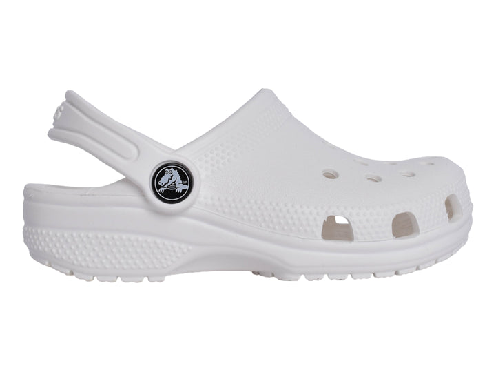 Zuecos Crocs Classic Clog Blancos para Niño