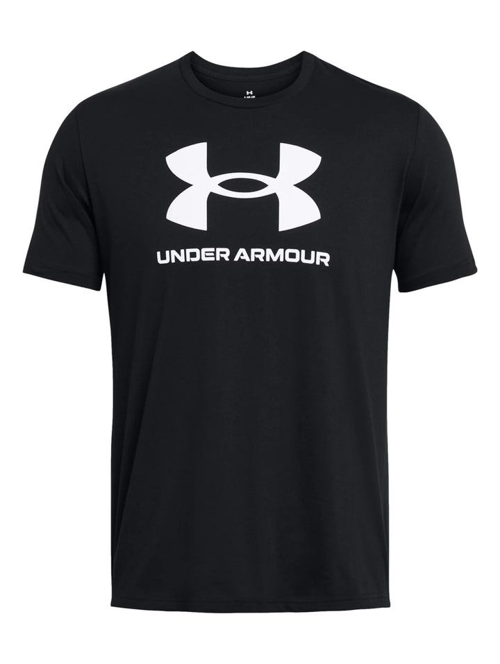 Playera Under Armour Sportstyle Logo Negro para Hombre