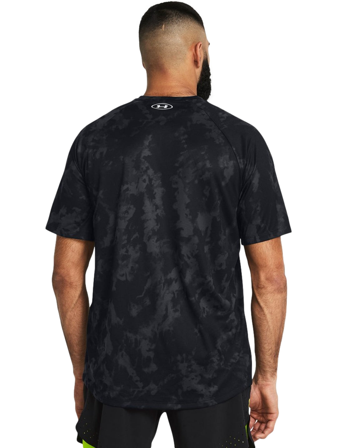 Playera Under Armour Tech ABC Camo Negro para Hombre