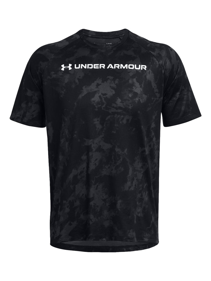 Playera Under Armour Tech ABC Camo Negro para Hombre