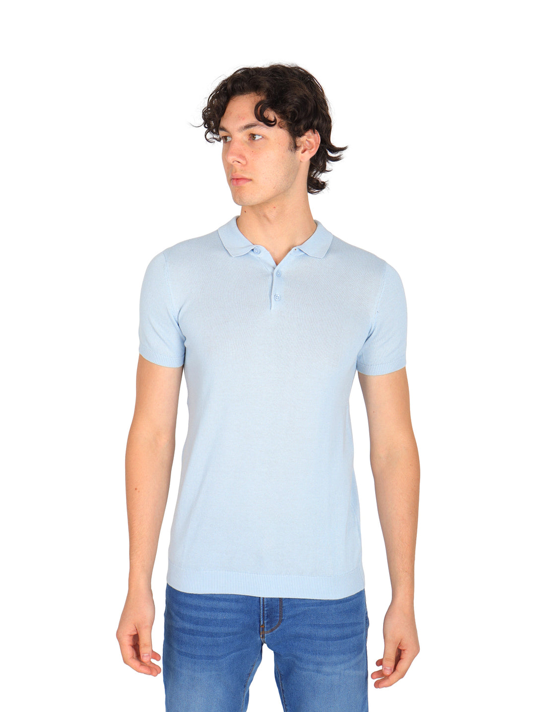 Playera Polo Bobois Collections Color Cielo para Hombre
