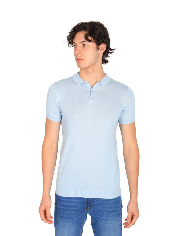 Playera Polo Bobois Collections Color Cielo para Hombre