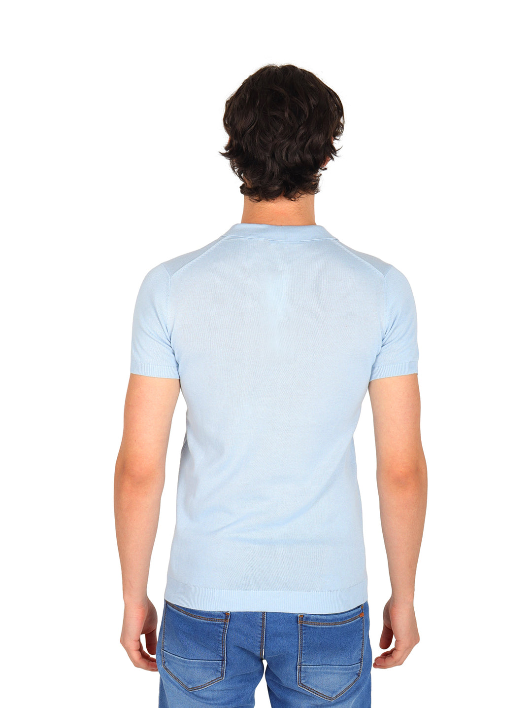 Playera Polo Bobois Collections Color Cielo para Hombre