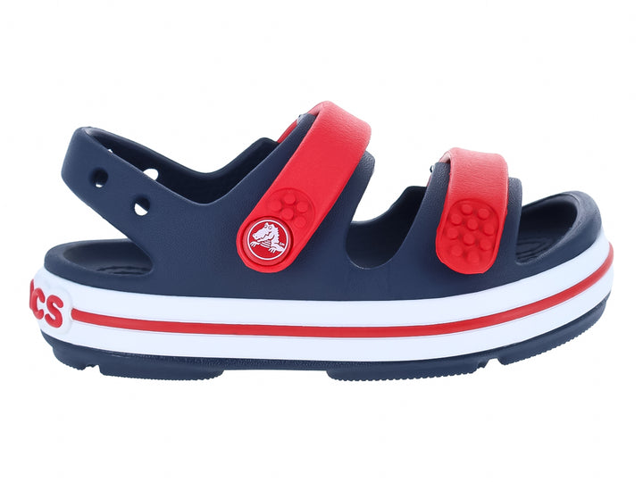 Sandalias Crocs Crocband Cruiser Azul Marino y Rojo para Niño