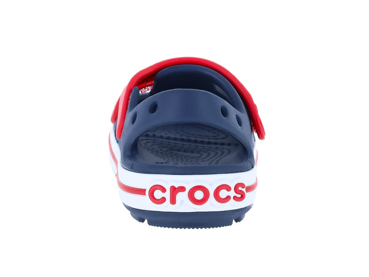 Sandalias Crocs Crocband Cruiser Azul Marino y Rojo para Niño