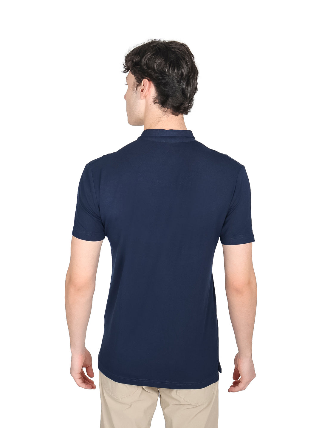 Playera Polo Authentic Lyon Color Marino para Hombre