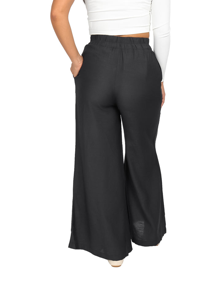 Pantalón Ancho ATOK Negro para Mujer