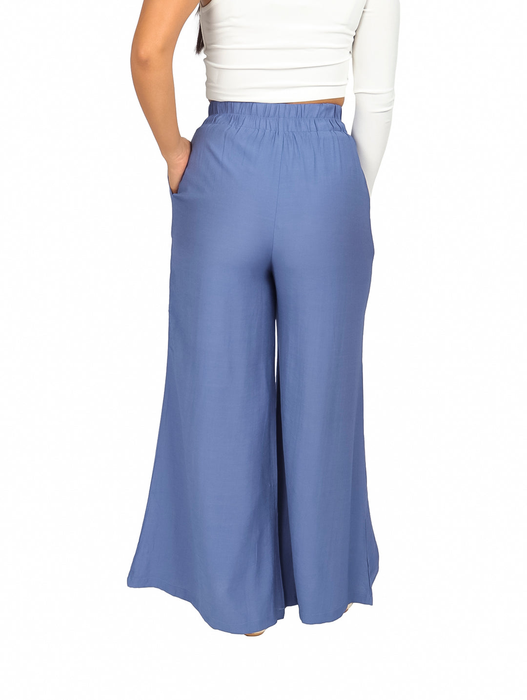 Pantalón Ancho ATOK Azul para Mujer