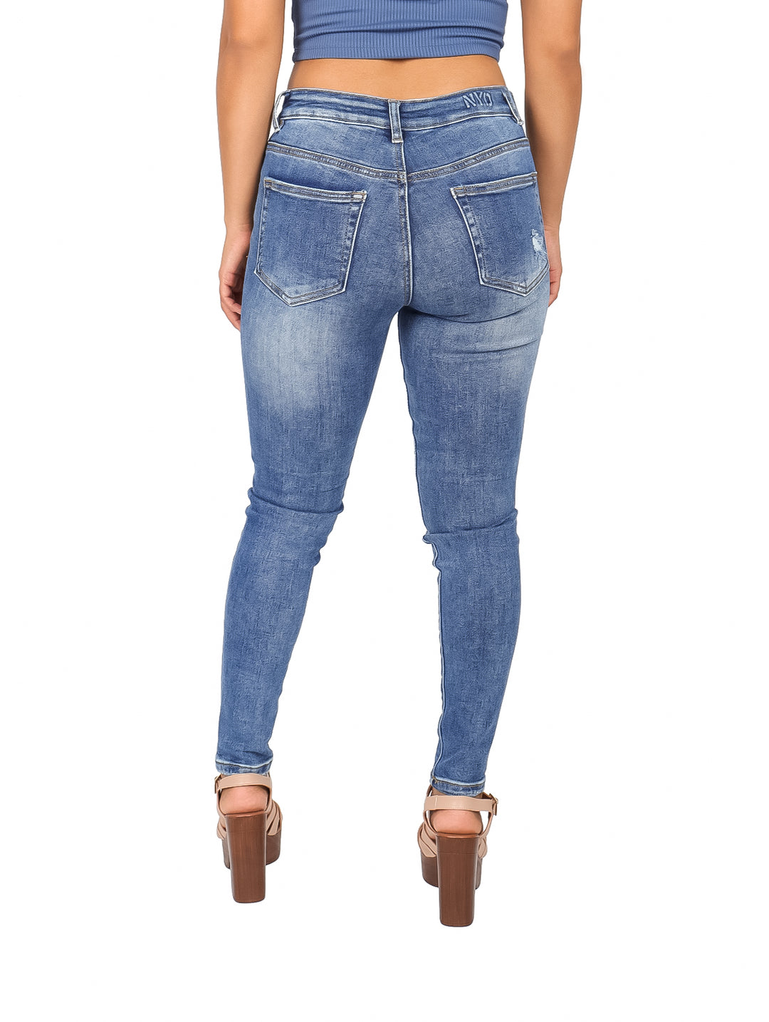 Jeans Skinny NYD Color Doble Stone para Mujer