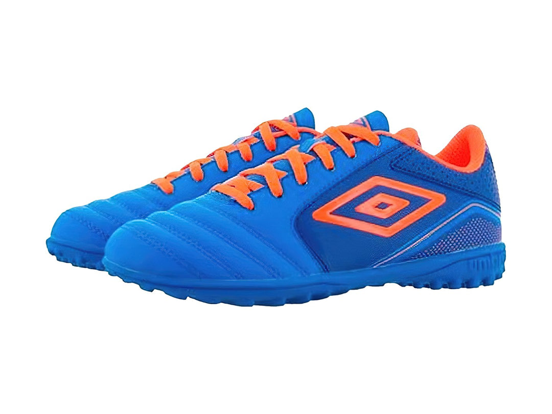 Tenis de Fútbol Umbro Classico XII LT Azul y Naranja para Nino