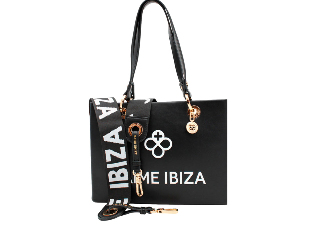 Bolsa de Hombro Jaime Ibiza Negro para Mujer
