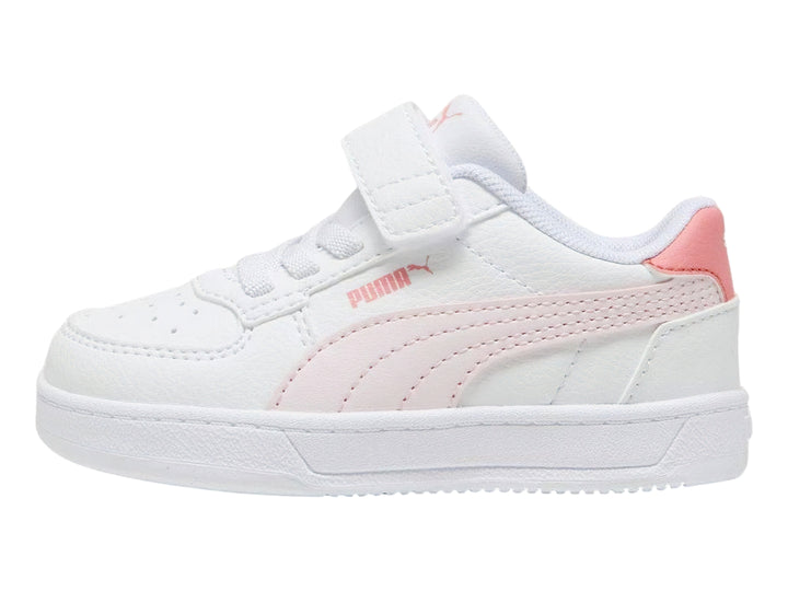 Tenis PUMA Caven 2.0 Blanco y Rosa para Niña
