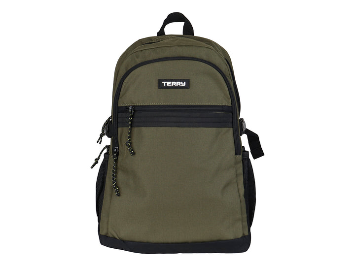 Mochila Terry AOK Verde Militar y Negro para Hombre
