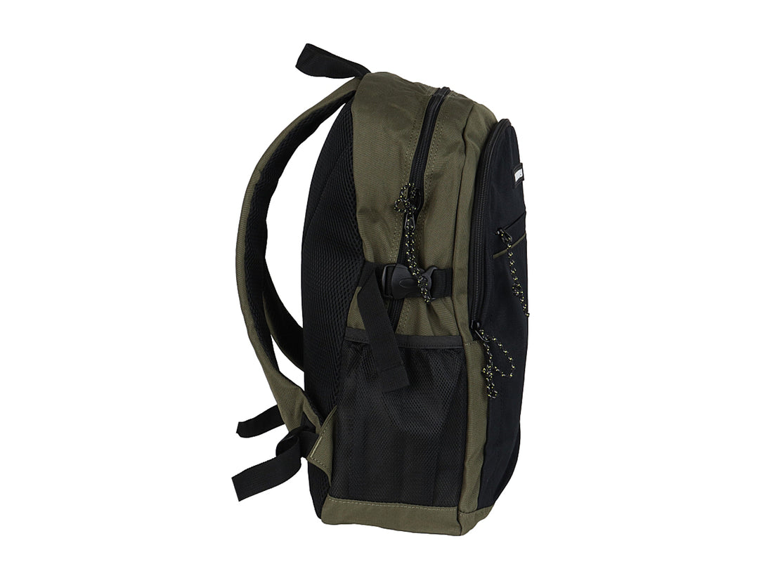 Mochila Terry Verde Militar y Negro para Hombre