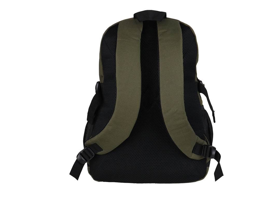 Mochila Terry Verde Militar y Negro para Hombre
