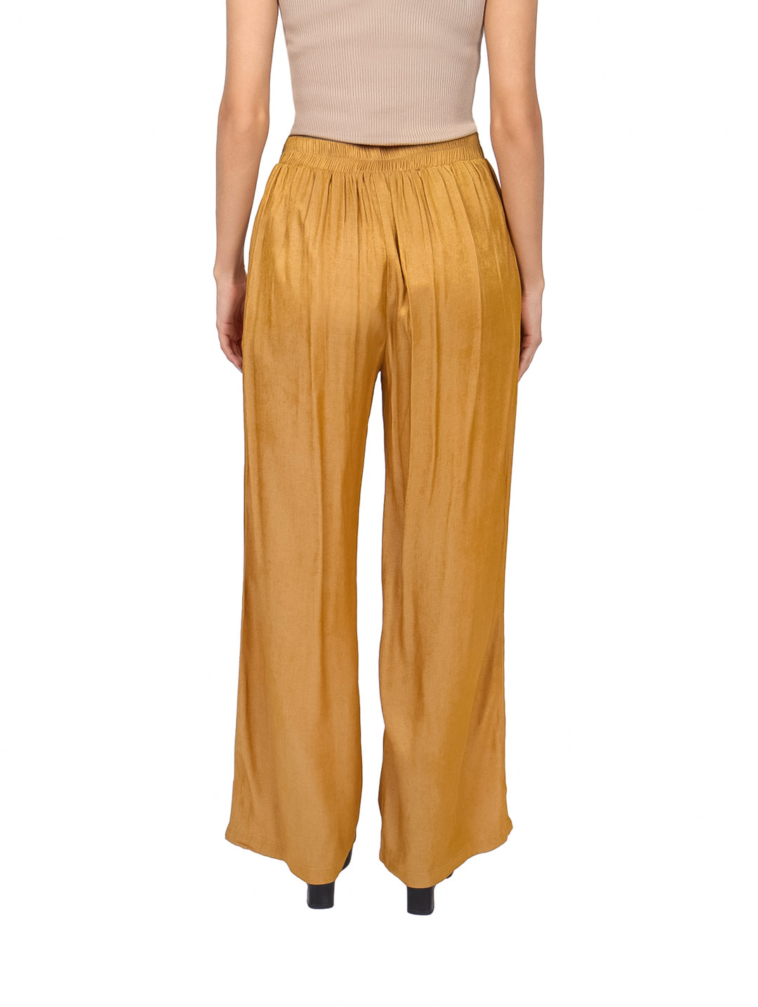 Pantalón ATOK Pierna Ancha Color Camel